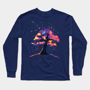 Tree Fantasy Illustration Long Sleeve T-Shirt
